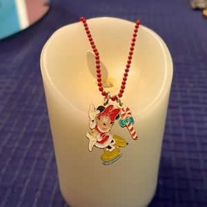 Disney Christmas Minnie Mouse necklace